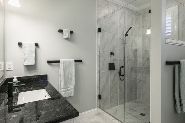 Granite Shower Installation in Englewood